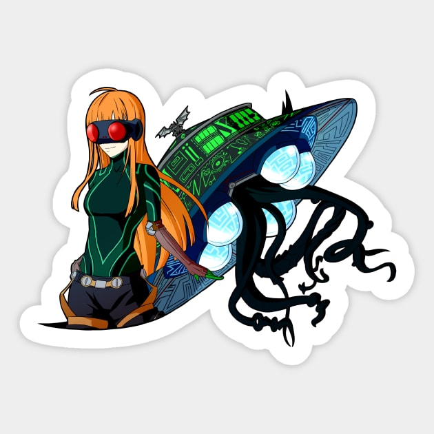 Futaba Sakura - Persona 5 Sticker by MangaXai